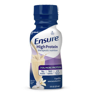 Ensure High Protein Vanilla, 8 Oz. Bottle, Institutional