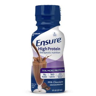 Ensure High Protein Chocolate, 8 Oz. Bottle, Institutional