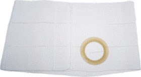 9" Left, White, Cool Comfort, Nu-form Belt, 2x-large, 3-1/2" Opening Placed 1-1/2" From Bottom