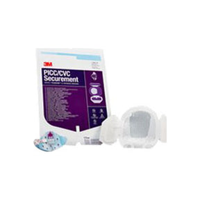 3M PICC/CVC securement device medical dressing kit on white background