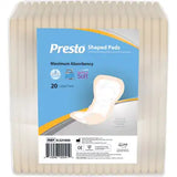 Presto Shaped Pad, Ultimate Absorbency, 16" Long