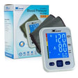 Digital blood pressure monitor with cuff and box, medical supply for home health care