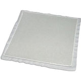 Sterile medical gauze pad with white border for wound care and dressing