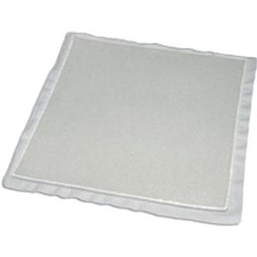 Sterile medical gauze pad with white border for wound care and dressing