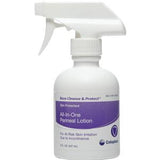 All-in-one perineal lotion spray bottle for skin protection and irritation care