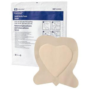 Adhesive sacrum foam dressing with packaging for wound care and medical use