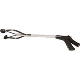 Handheld grabber reacher tool with ergonomic handle for easy picking up objects