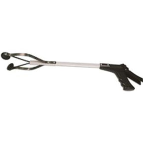 Handheld grabber reacher tool with ergonomic handle for easy picking up objects