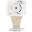 Ostomy pouch with MicroSkin barrier for stoma care, beige medical supply