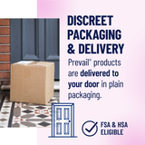 Prevail Incontinence & Postpartum Bladder Control Pads for Women, Moderate Absorbency, Long Length