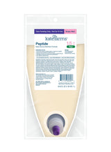 Nutrition formula pouch labeled 'Peptide 1.5 cal/mL Plain' for tube feeding, 33.8 oz size