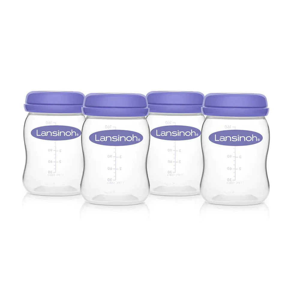 Lansinoh Breastmilk Storage Bottles, 5 Oz. - 4 Pack