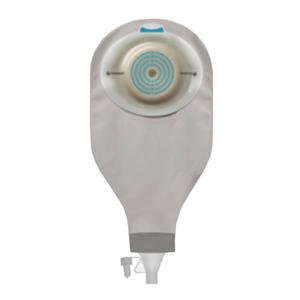 Colostomy bag with drainable pouch and adhesive barrier for ostomy care