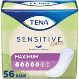 Tena Sensitive Care Maximum, Regular Pads, 13"