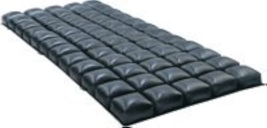 Air cushion pressure relief mattress with black cells for medical use