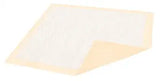 Sterile adhesive foam dressing pad for wound care on white background