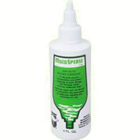 MucoSperse nasal spray bottle for mucus relief, white with green label, medical supply