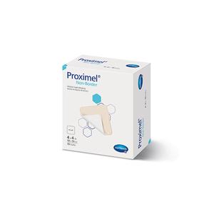 Proximel foam border medical dressing box, sterile wound care supply product