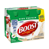 Boost High Protein balanced nutritional drink Very Vanilla 6-pack with 20g protein per bottle