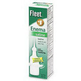 Fleet saline enema laxative box for constipation relief, 133 mL, soft tip design
