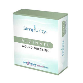 Simpurity alginate wound dressing box, sterile medical dressing for wound care