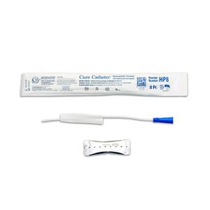 Sterile intermittent catheter kit with hydrophilic catheter and insertion supplies