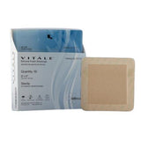 Vitale silicone foam super absorbent wound dressing with packaging, 6x6 inch sterile pad