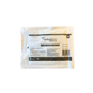 Cardinal Health suction catheter sterile medical supply in sealed white packaging