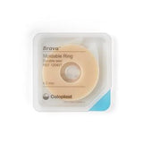 Brava moldable ring in clear packaging for ostomy care, labeled durable seal, by Coloplast.