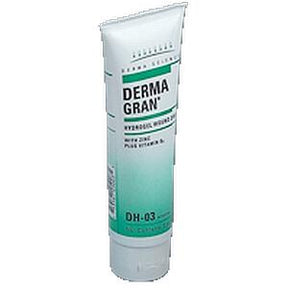 Derma Gran hydrogel wound dressing tube for medical wound care and healing