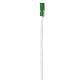 medical urinary catheter with green funnel tip for home health care supplies
