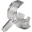 Clear plastic medical tubing connector valve for home healthcare supplies