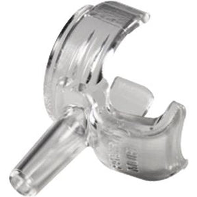 Clear plastic medical tubing connector valve for home healthcare supplies