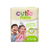 Cutie Pants Refastenable Training Pants for Boys and Girls, 3T-4T