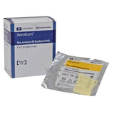 Covidien Xeroform non-occlusive oil emulsion wound dressing and box, 2x2 inch size