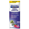 Children's cough and congestion medicine box, very berry flavor, with dosage details.