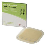 Thin Hydrocolloid 6x6 inch spot dressing for wound care, shown with packaging