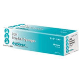 Box of 200 sterile surgical sponges, medical supplies, Dynarex packaging