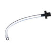 Clear replacement medical tubing with black plastic connector for home medical devices