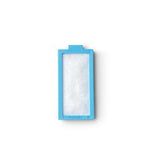 Rectangular replacement filter with blue frame for medical device