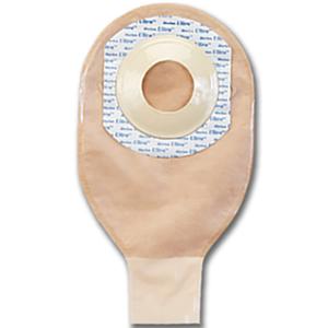 Ostomy pouch with adhesive barrier for stoma care and medical supply needs