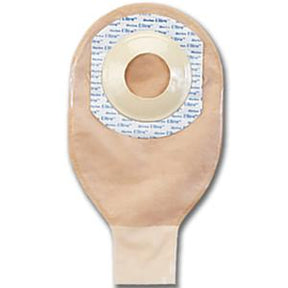 Ostomy pouch with adhesive barrier for stoma care and medical supply needs