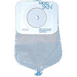 Transparent ostomy pouch with adhesive barrier, medical supply for chronic care