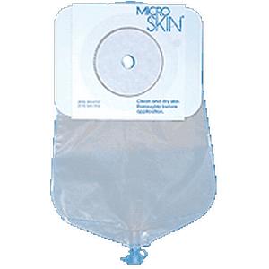 Transparent ostomy pouch with adhesive barrier, medical supply for chronic care