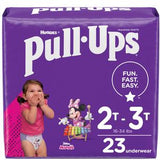 Huggies Pull-Ups training pants for toddlers, 2T-3T, 23 count, Minnie Mouse design