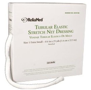 Reliamed Tubular Elastic Stretch Net Dressing, Medium 18" X 25 Yds. (head, Shoulder And Thigh)