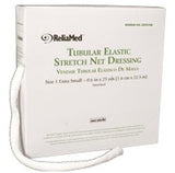 Box of tubular elastic stretch net dressing, size extra small, with soft white gauze visible.
