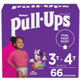 Huggies Pull-Ups training pants for toddlers, Minnie Mouse design, 3T-4T, 66 count pack