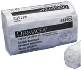 DERMACEA stretch bandage roll and cotton ball, medical supply for wound care