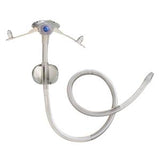 Medical silicone gastrostomy feeding tube with balloon and extension for enteral nutrition